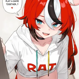 Preview of art: Hakos Baelz (virtual youtuber) by Bluefield