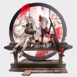 Preview of art: Cat girl & warrior girl by painteen