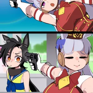 Preview of art: Air Shakur, Gold Ship (Umamusume) by BongF
