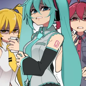 Preview of art: Hatsune Miku, Kasane Teto, Akita Neru by BongF