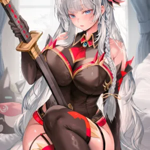 Preview of art: Warrior girl by painteen