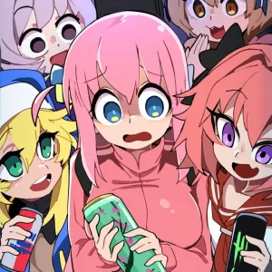 Preview of art: Astolfo, Bridget, Felix Argyle, Gotou Hitori, Osana Najimi by BongF