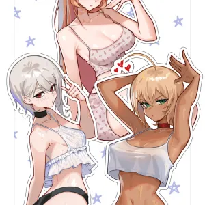 Preview of art: Mito Ikumi, Nakiri Alice, Nakiri Erina (Shokugeki No Soma) by inhoso