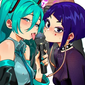 Preview of art: Kyoka Jiro, Hatsune Miku (Boku no Hero Academia) by Snegovski