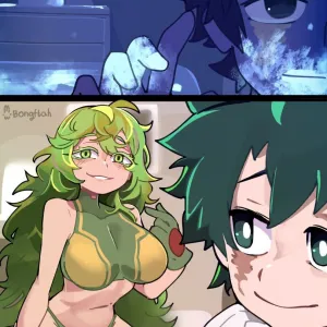 Preview of art: Midoriya Izuku, Toru Hagakure (Boku no Hero Academia) by BongF