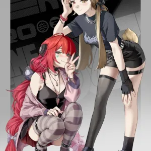 Preview of art: Alice Thymefield, Ukinami Yuzuha (zenless zone zero) by M Alexa