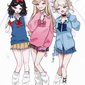 Preview of art: Aurora, Sleeping Beauty, Snow White (snow white and the seven dwarfs) by Ompf
