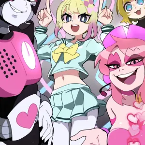 Preview of art: Ame-chan, Chouzetsusaikawa Tenshi-chan, Memcho, Mettaton, Miss Heed by BongF