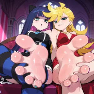 Preview of art: AI Panty, Stocking (panty & stocking with garterbelt) by QuantumHeadAI